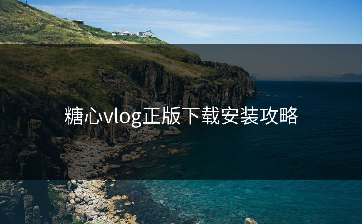 糖心vlog正版下载安装攻略
